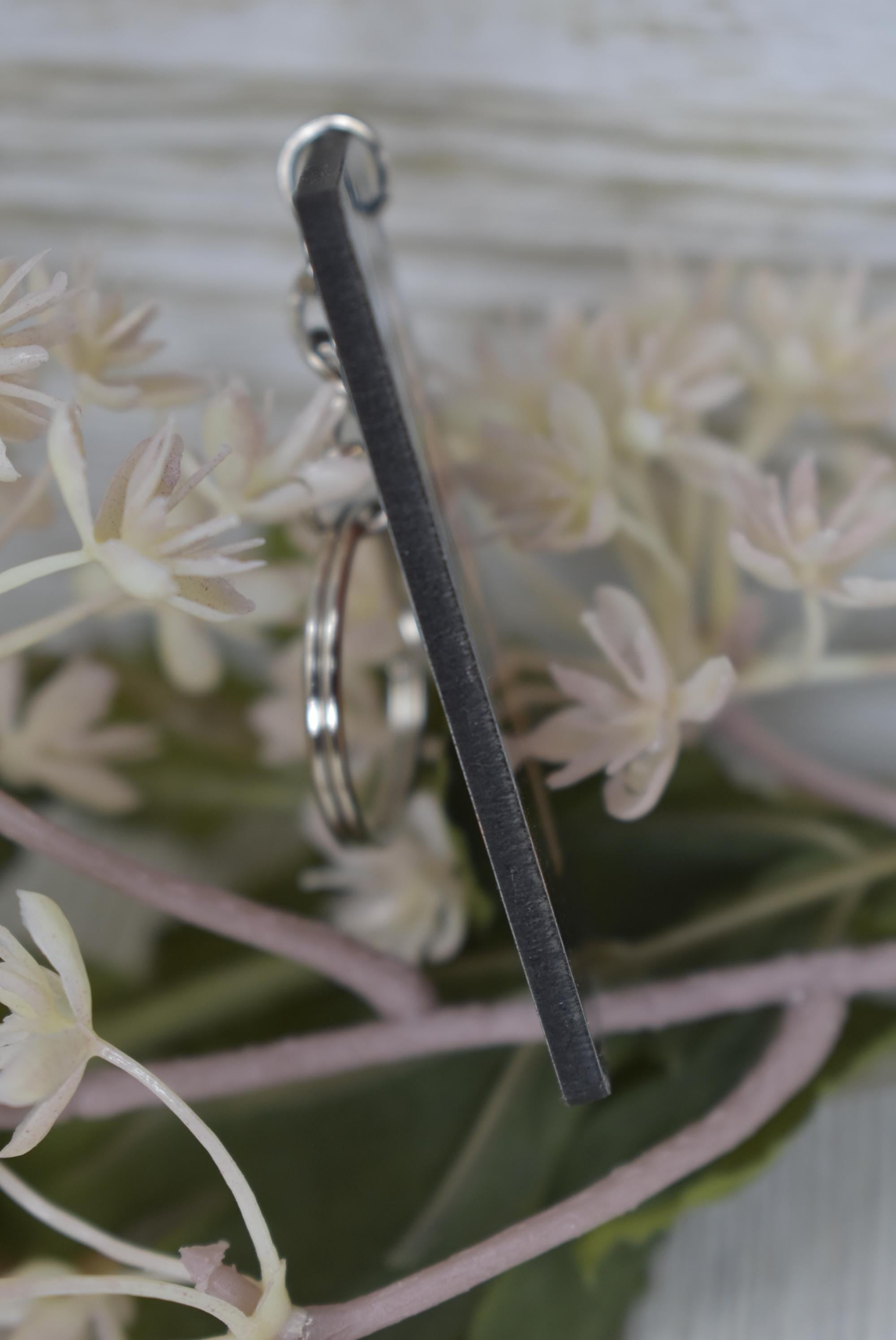 Double Sided Photo Key Chain Memorabilia College High School University School Gifts Lightweight