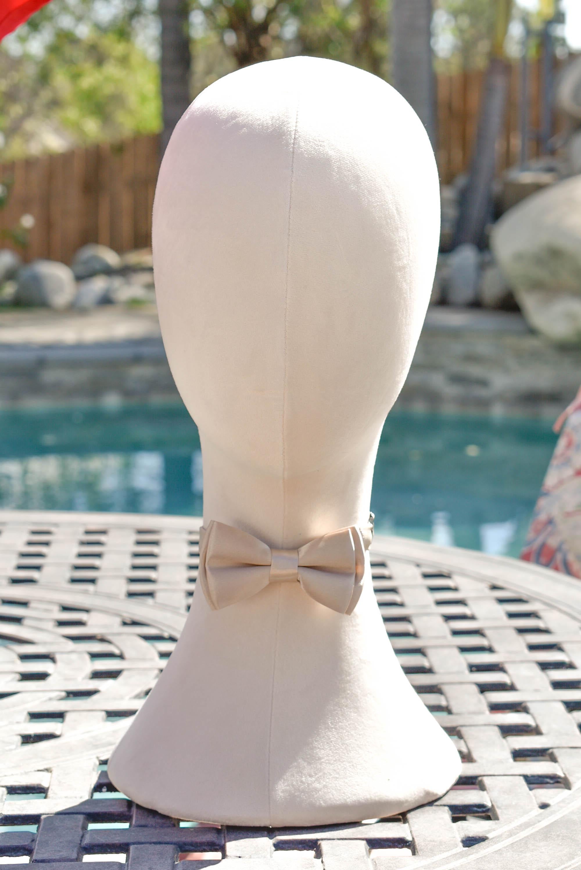 Kids Children's Satin Bow Tie Light Gold Champagne Adjustable Neck Length Formal Attire Wedding Ceremony